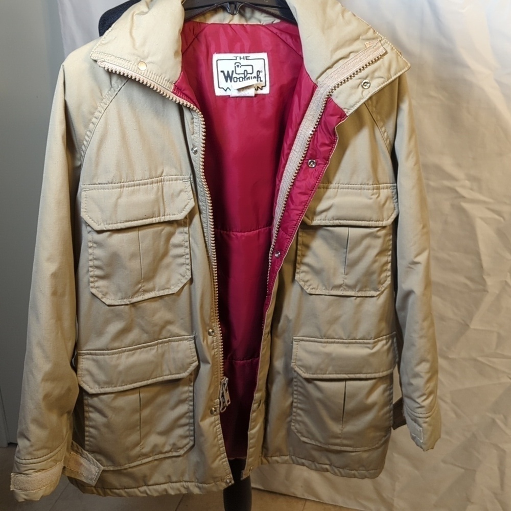 Woolrich vintage winter high collar Utility barn jacket women's size medium - Picture 9 of 16